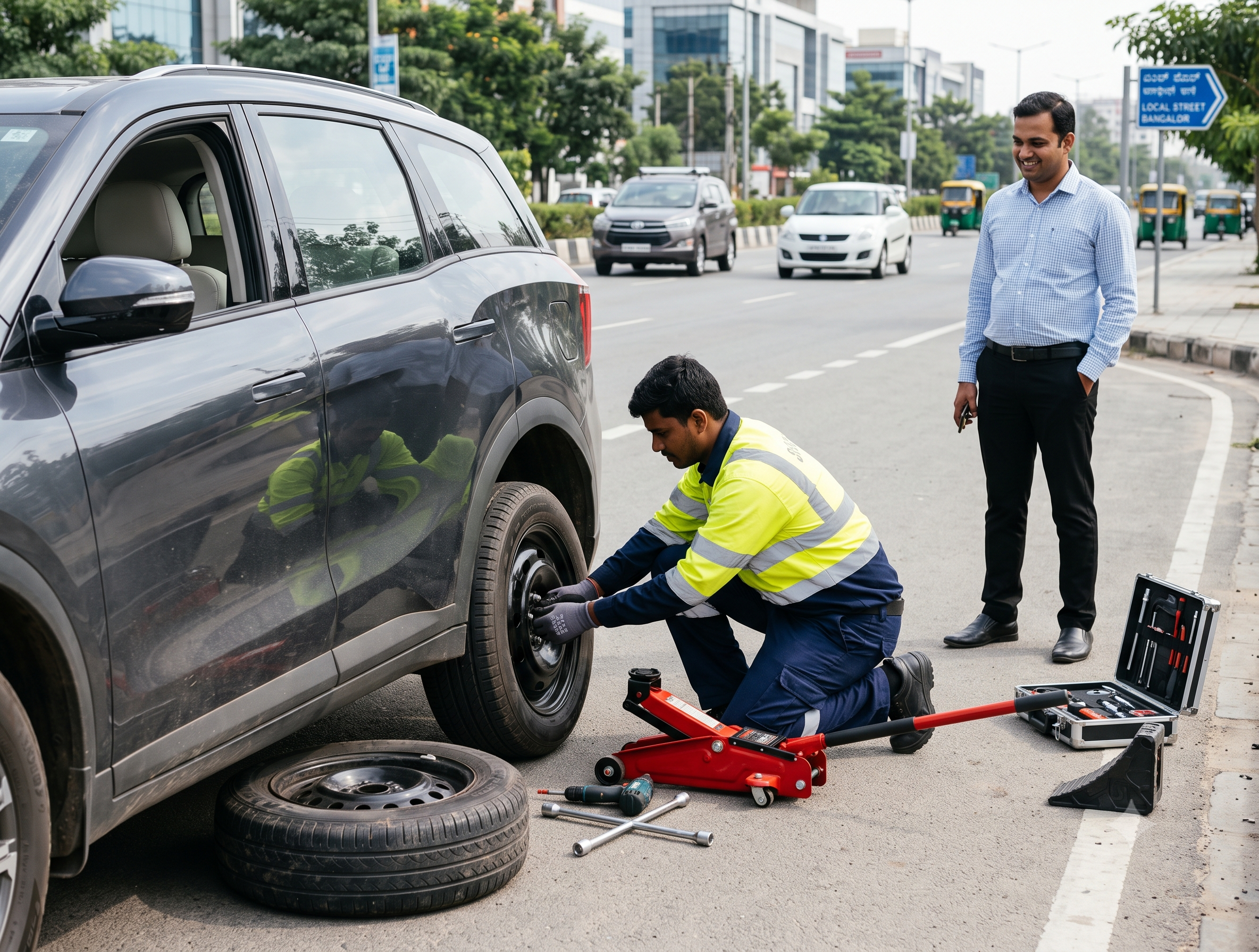 Flat Tire Replacement